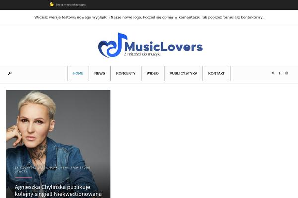 musiclovers.pl site used Jaworowicz