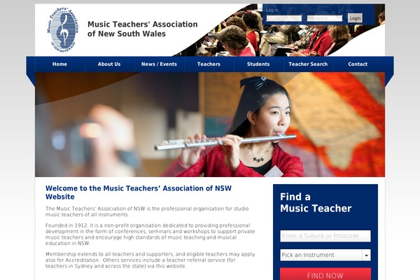 musicnsw.com.au site used Mta