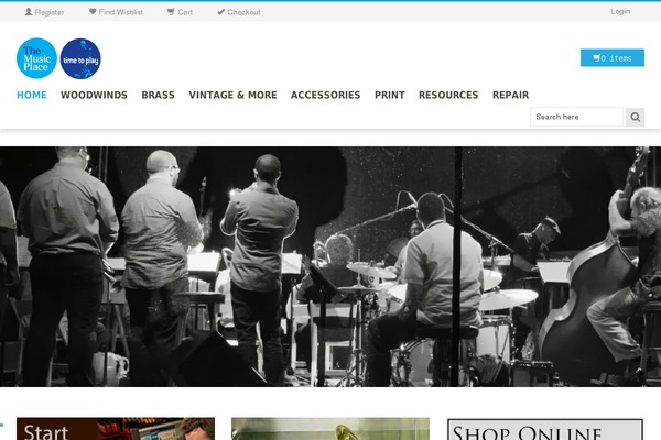 musicplace theme websites examples