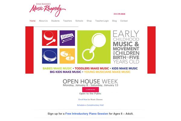 Responsive-child theme site design template sample