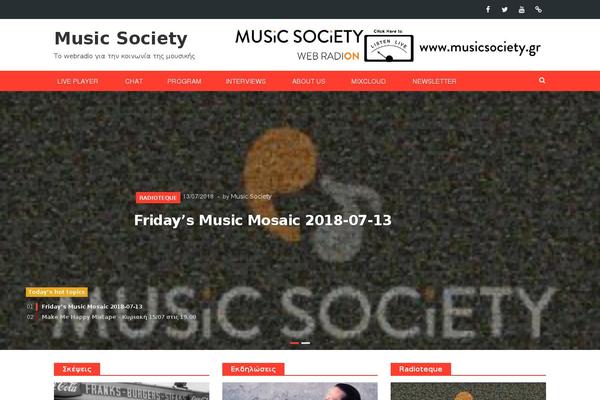 musicsociety.gr site used Flatpack