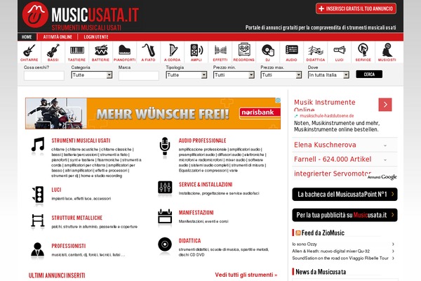 musicusata.it site used Musicusata-new
