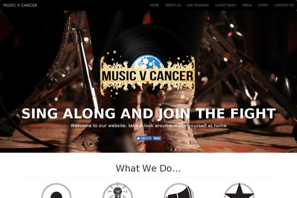 musicvcancer.com site used Mvc