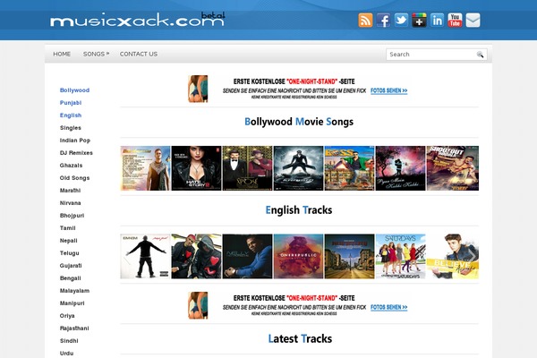 musicxack.com site used Simplenews