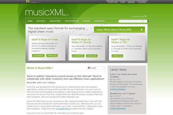 musicxml.com site used Mm-master