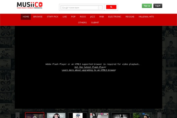 musii.co site used Musiico-2015