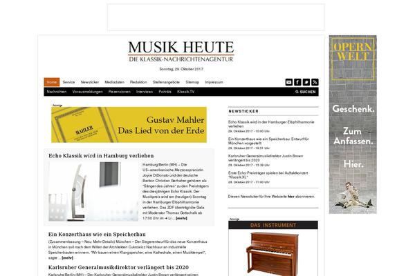 musik-heute.de site used Musik-heute