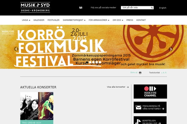 musikisyd.se site used Bravissimo-start