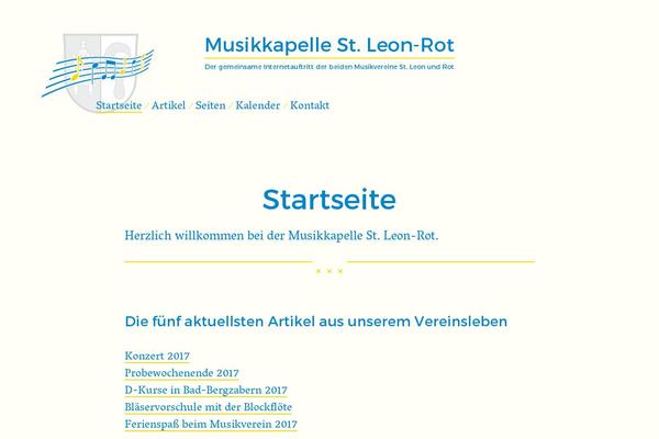 musikkapelle-stleonrot.de site used Twenty Fourteen