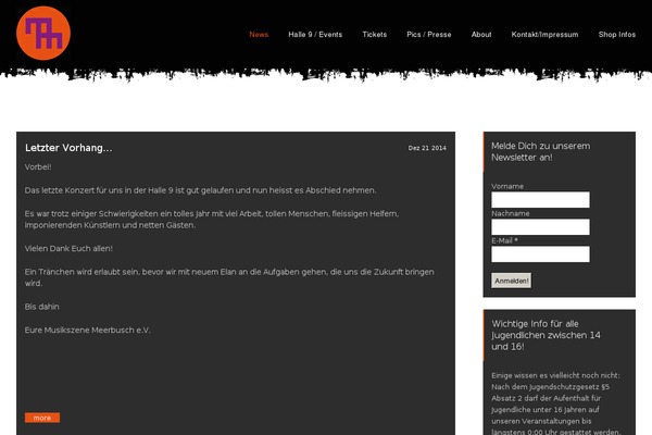 Rockband theme site design template sample