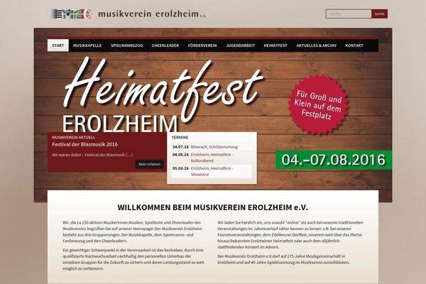 WordPress website example screenshot