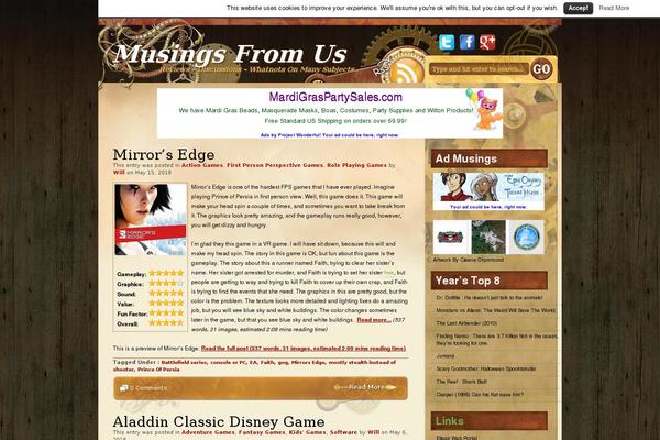 musingsfromus.com site used Wcdgrng
