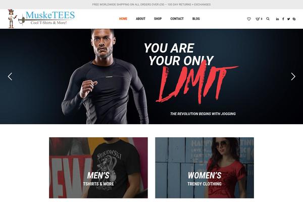 musketees.com site used Sports-store-child