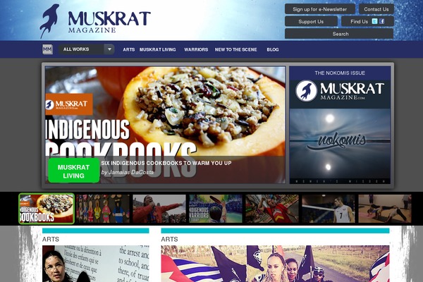 muskratmagazine.com site used Multinews