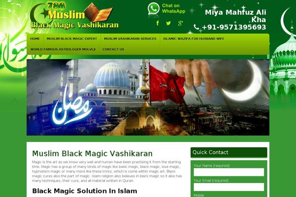 muslimblackmagicvashikaran.com site used Muslimblackmagic