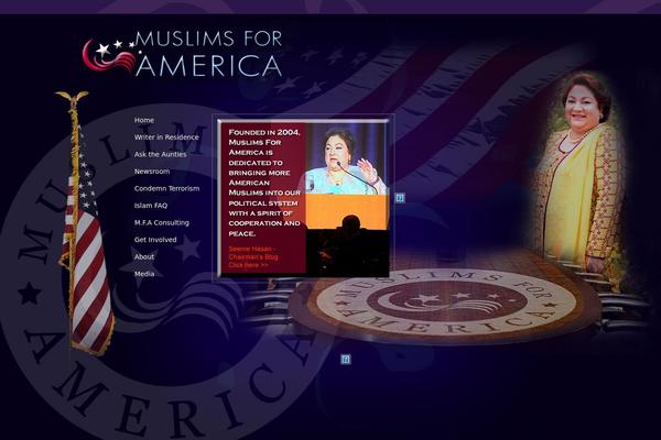 muslimsforamerica.us site used Muslimsforamerica