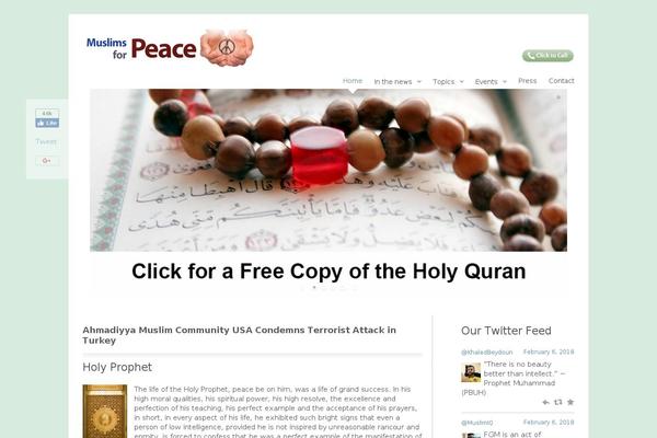 muslimsforpeace.org site used Mfp-theme