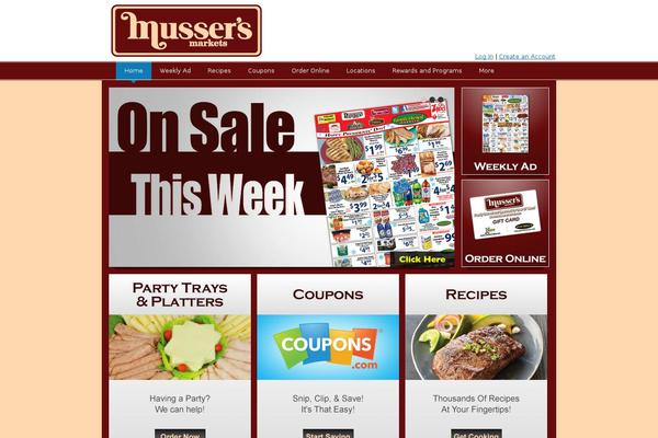 mussersmarket.com site used Shoptocook-responsive