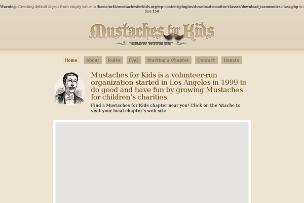 mustachesforkids.org site used M4k