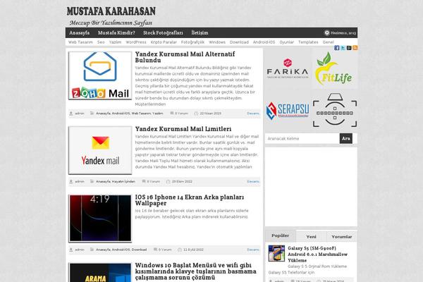 mustafakarahasan.com site used Wplogv5