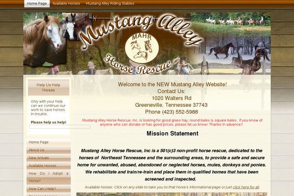 mustangalley.org site used Mahtemplate12092014