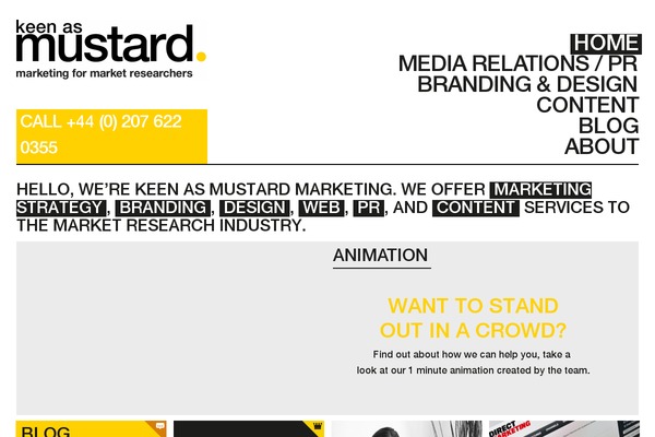 mustardmarketing.com site used Mustard