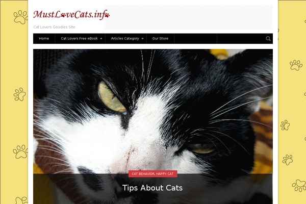 mustlovecats.info site used Wp_dolce5-v1.1