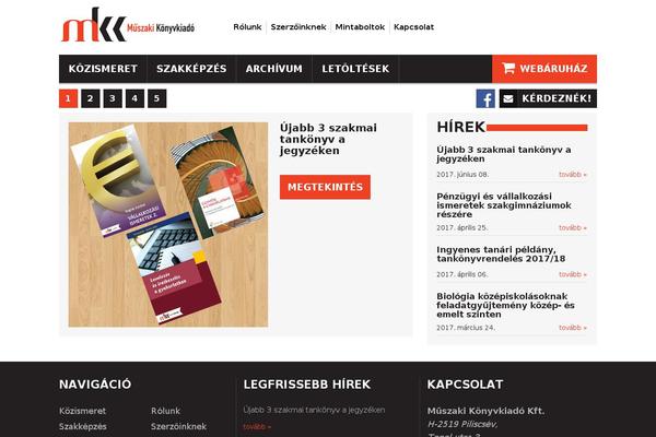 muszakikiado.hu site used Mkkonyvkiado