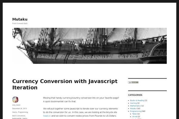 Twenty Sixteen theme site design template sample