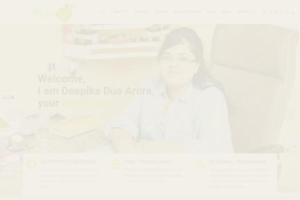 Jupiter Child theme site design template sample