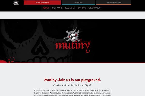 mutiny.ie site used Mutiny