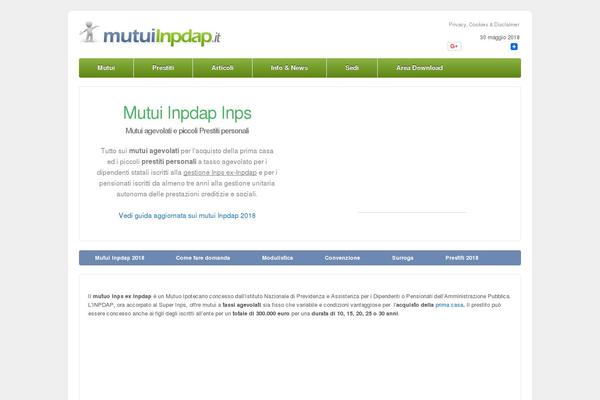 mutuiinpdap.it site used Mutui-inpdap