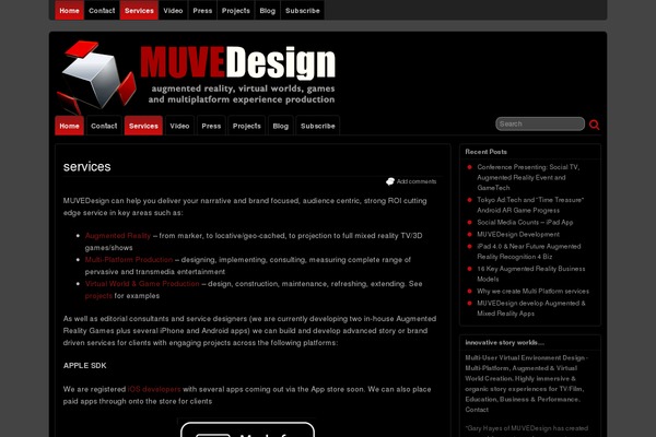 Suffusion theme site design template sample