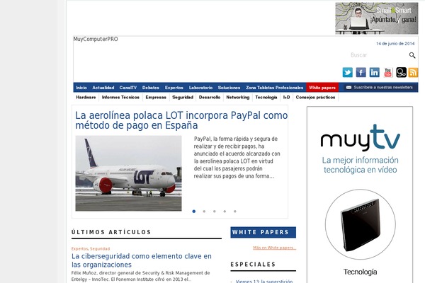 muycomputerpro.com site used Zox-news-child