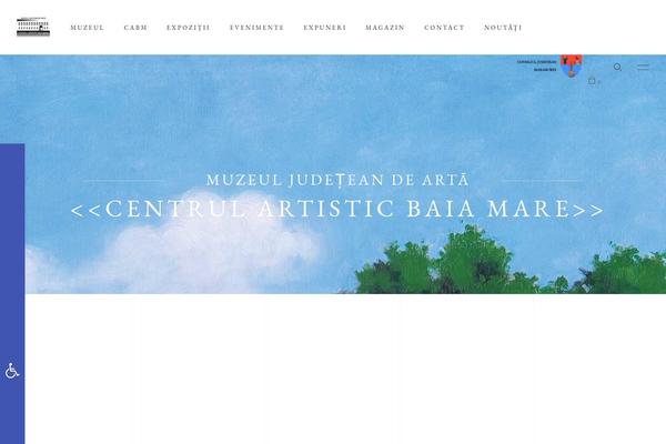 Musea theme site design template sample