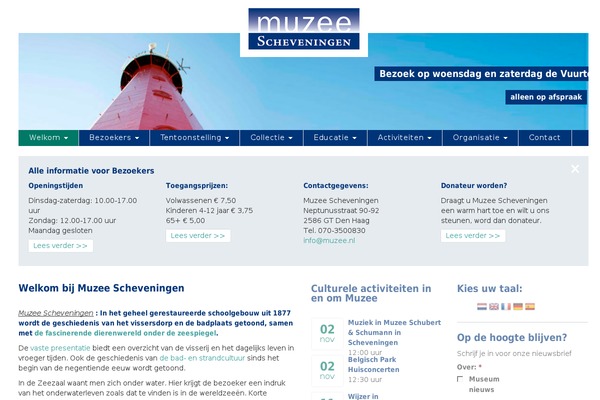 muzee.nl site used Muzee
