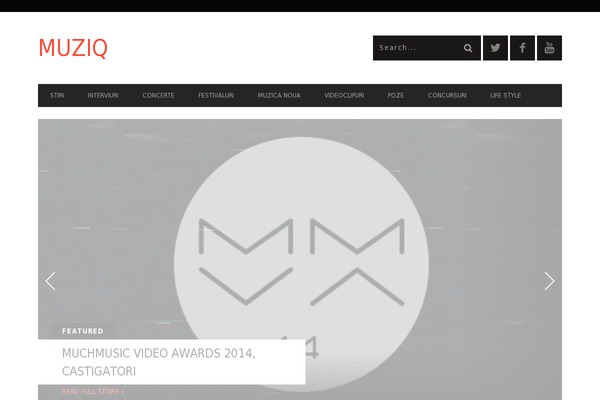 MH MusicMag theme site design template sample