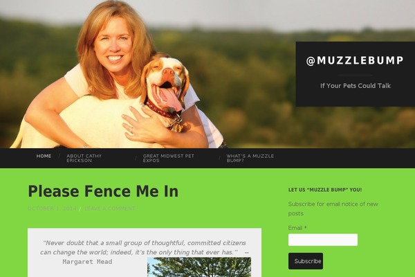muzzlebump.com site used Hemingway-rewritten-wpcom-child