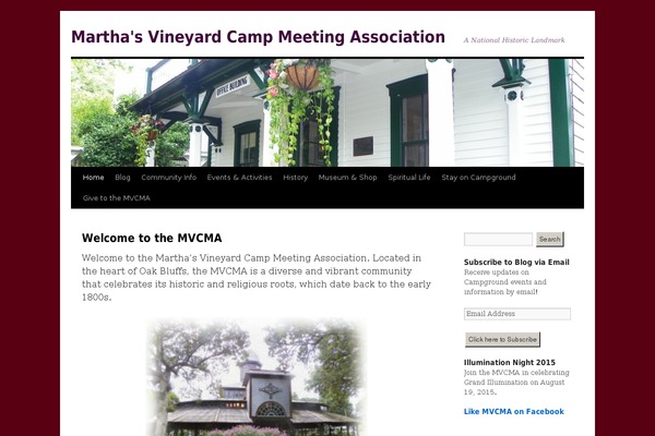 Twenty Ten theme site design template sample