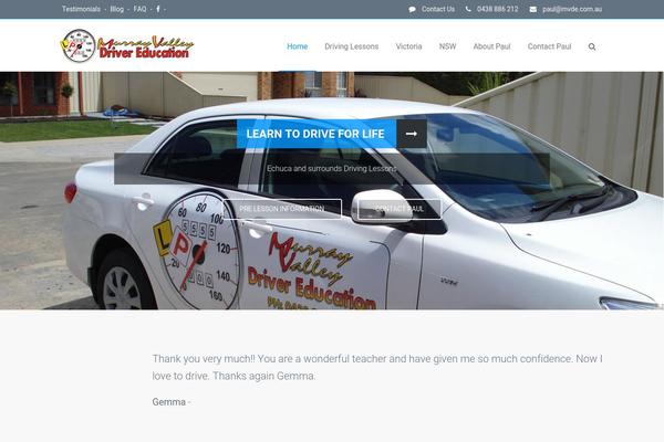 Driveme theme site design template sample