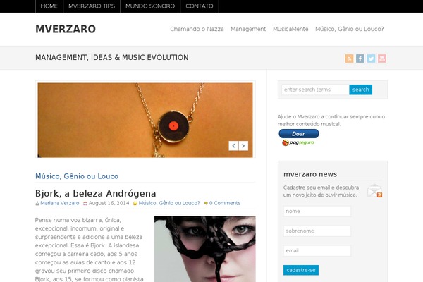 mverzaro.com.br site used Wp-brilliance101