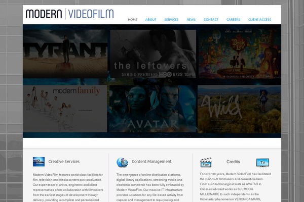 WordPress website example screenshot