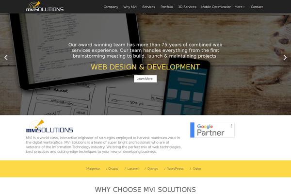 mvisolutions.com site used Mviwpthemeself