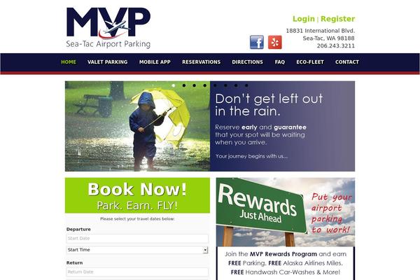 mvpparking.com site used Netparktheme