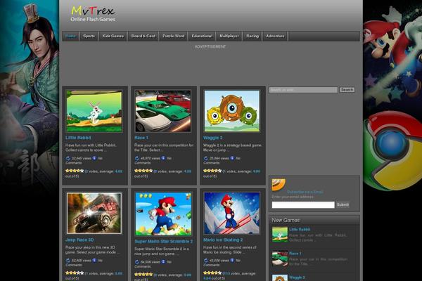 mvtrex.us site used Games