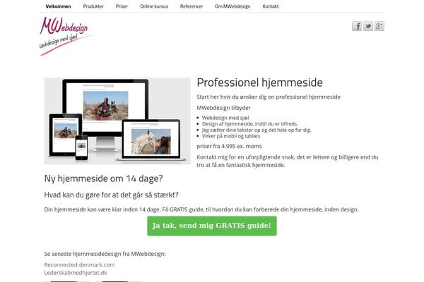 WordPress website example screenshot