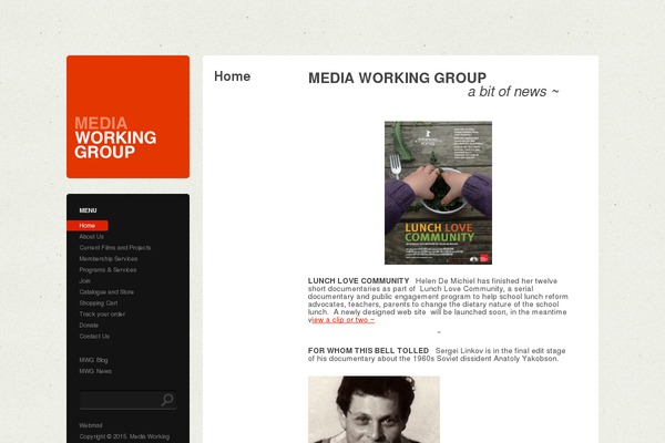 WordPress website example screenshot