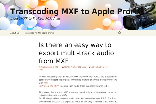 WordPress website example screenshot