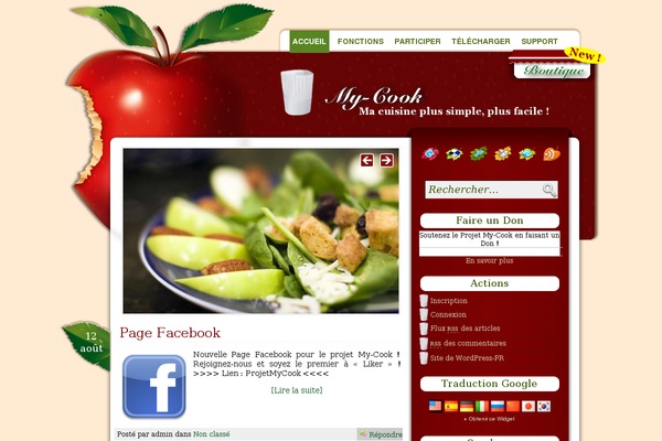 my-cook.fr site used Diet_recipes