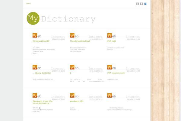 my-dictionary.info site used Gridportfolio